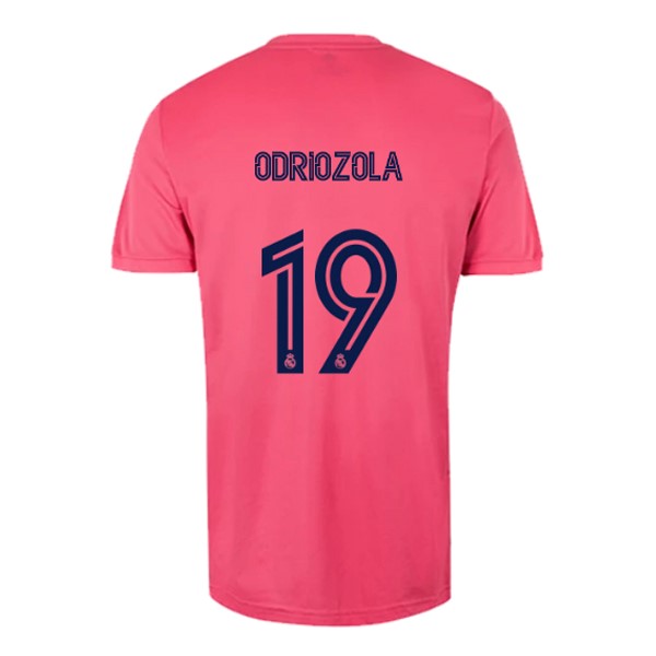 Camiseta Real Madrid Segunda equipo NO.19 Odriozola 2020-2021 Rosa